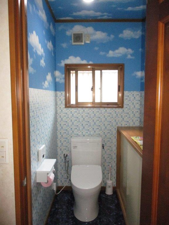 海の上にいるようなトイレ